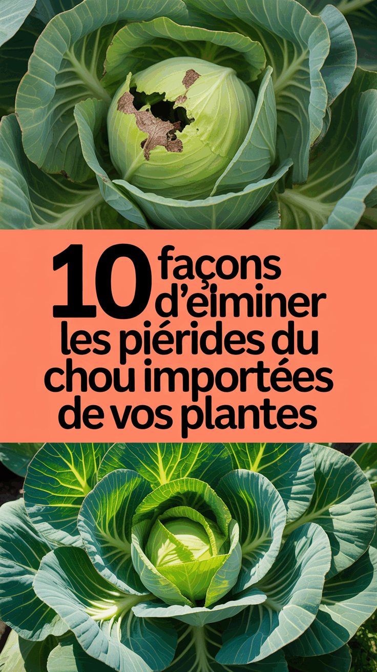 10 façons d'éliminer les piérides du chou importées de vos plantes