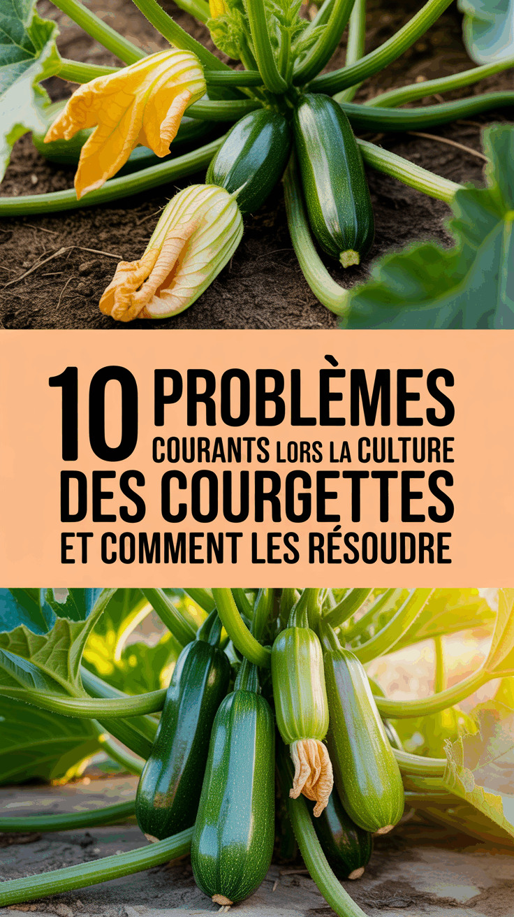 10 problèmes courants lors de la culture des courgettes et comment les résoudre
