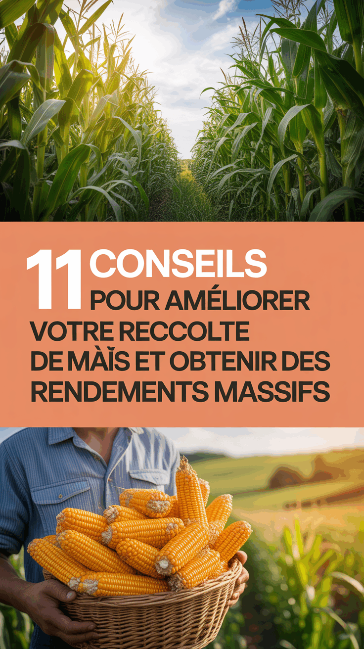 11 conseils pour améliorer votre récolte de maïs et obtenir des rendements massifs