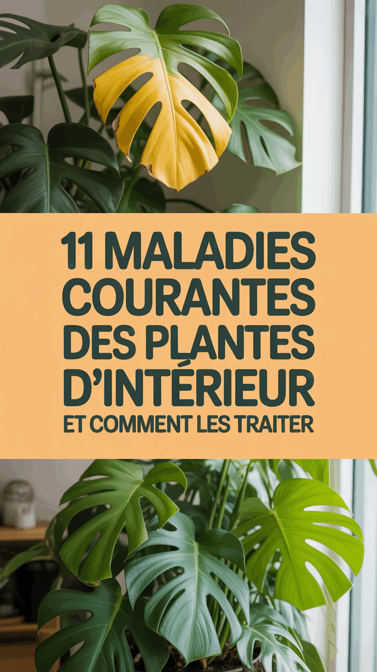 11 maladies courantes des plantes d'intérieur et comment les traiter