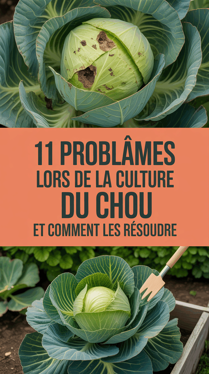 11 problèmes lors de la culture du chou et comment les résoudre