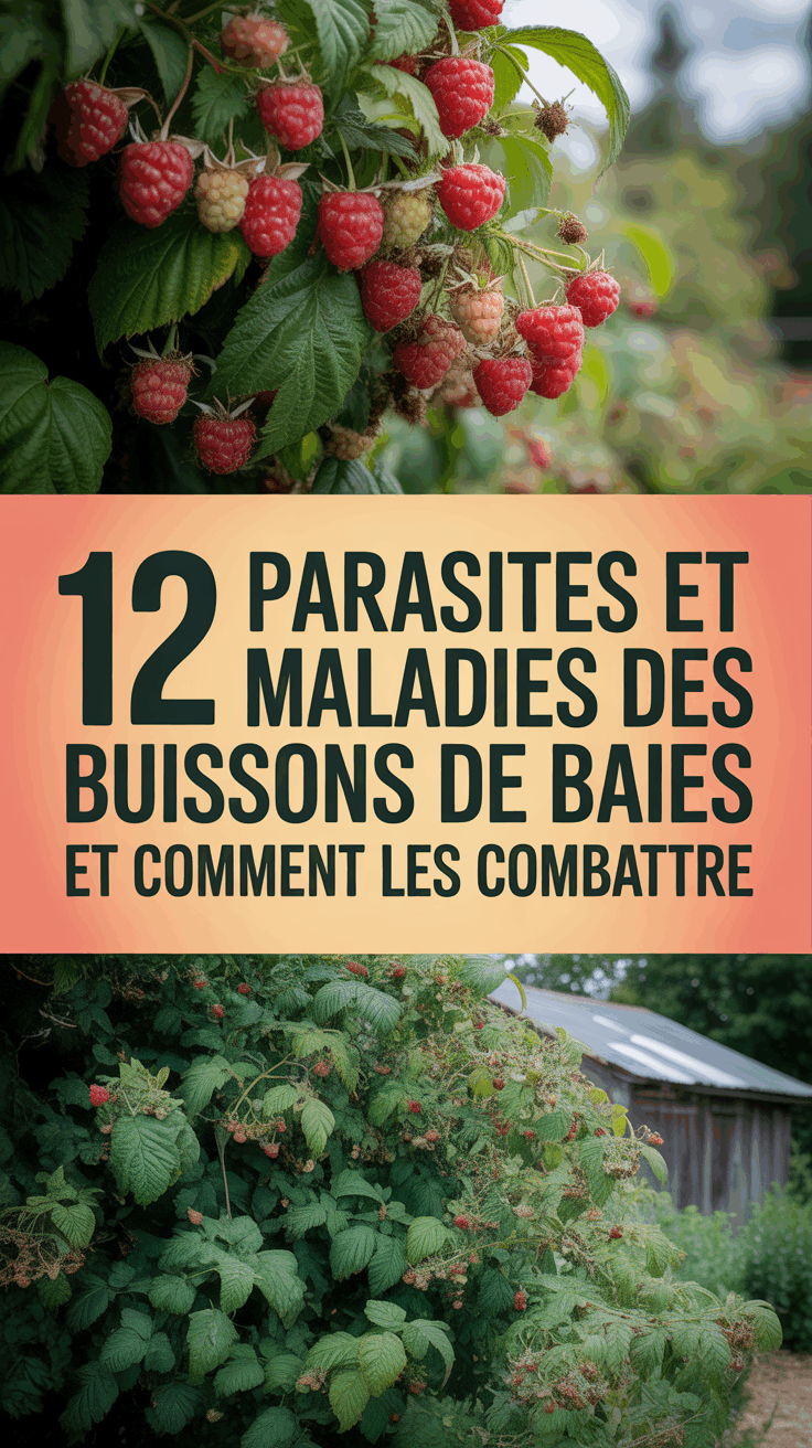 12 Parasites et Maladies des Buissons de Baies et Comment les Combattre