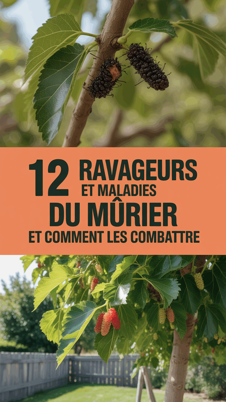 12 Ravageurs et Maladies du Mûrier et Comment les Combattre
