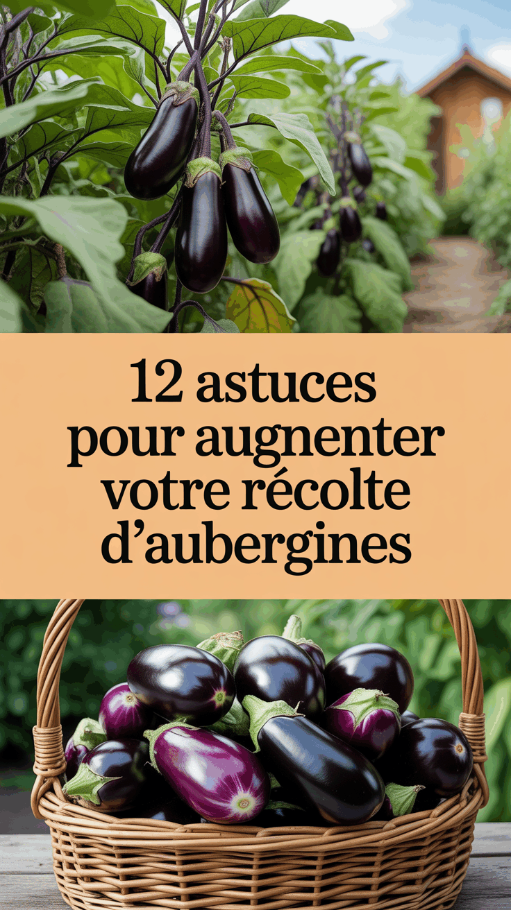 12 astuces pour augmenter votre récolte d'aubergines