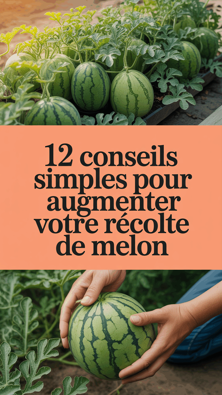 12 conseils simples pour augmenter votre récolte de melon