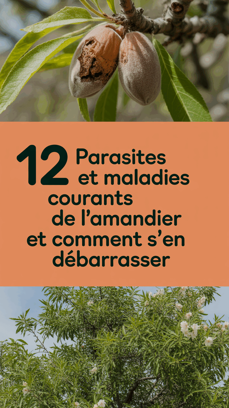 12 parasites et maladies courants de l’amandier et comment s’en débarrasser
