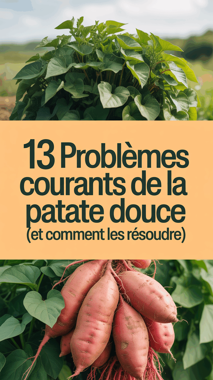 13 Problèmes Courants de la Patate Douce (et Comment les Résoudre)