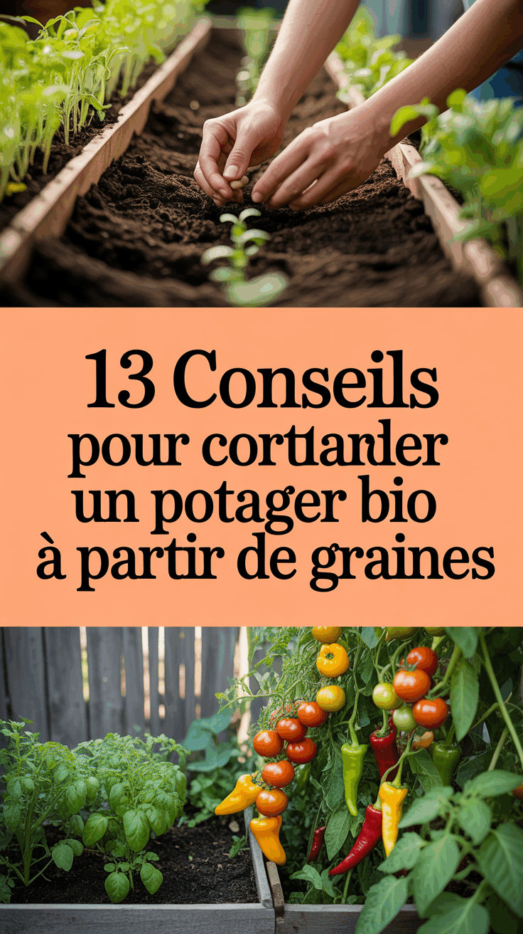 13 conseils pour démarrer un potager bio à partir de graines