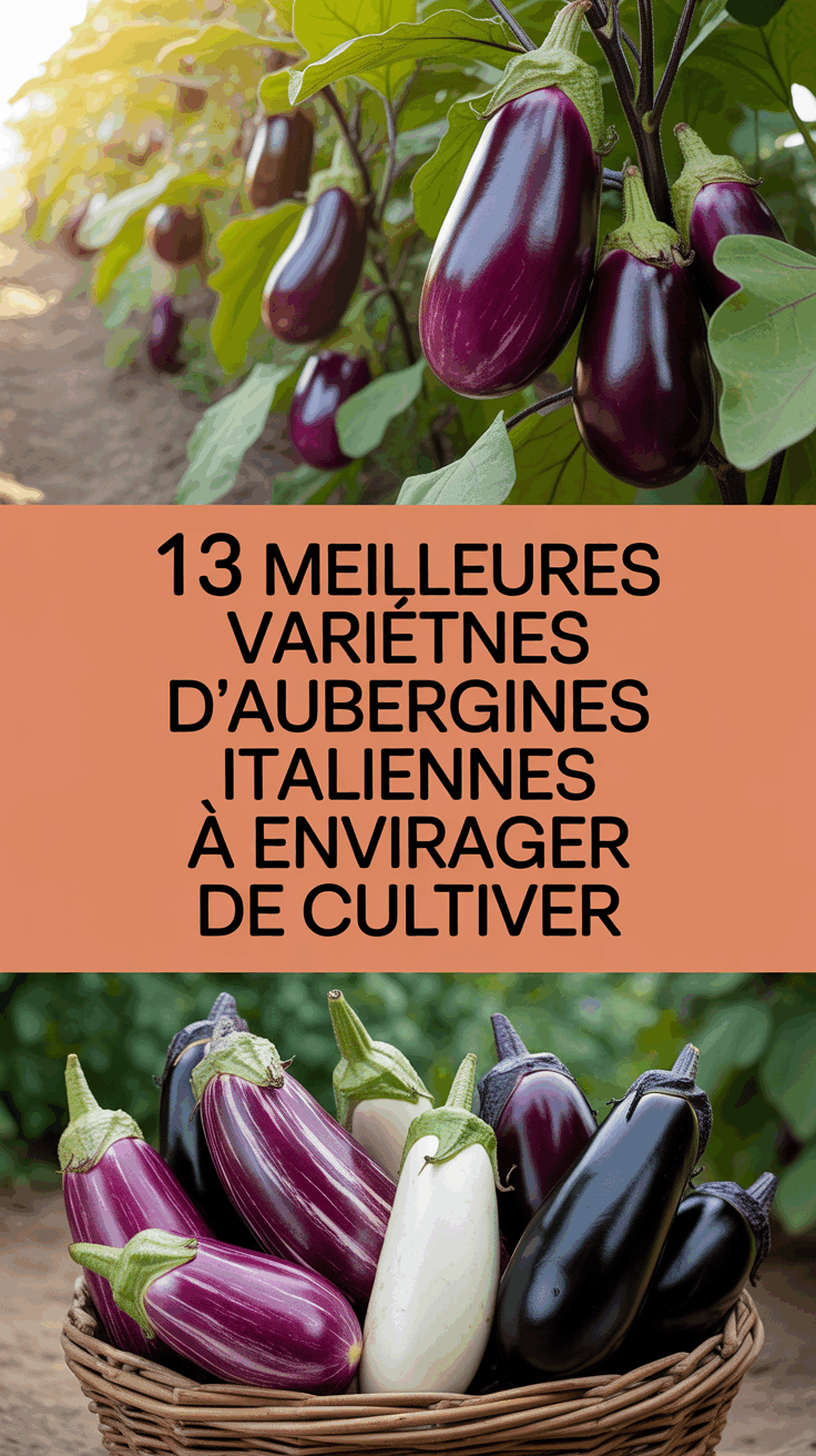 13 meilleures variétés d&rsquo;aubergines italiennes à envisager de cultiver