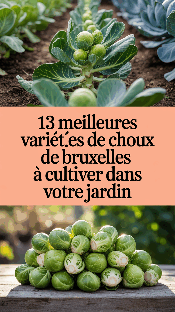 13 meilleures variétés de choux de Bruxelles à cultiver dans votre jardin
