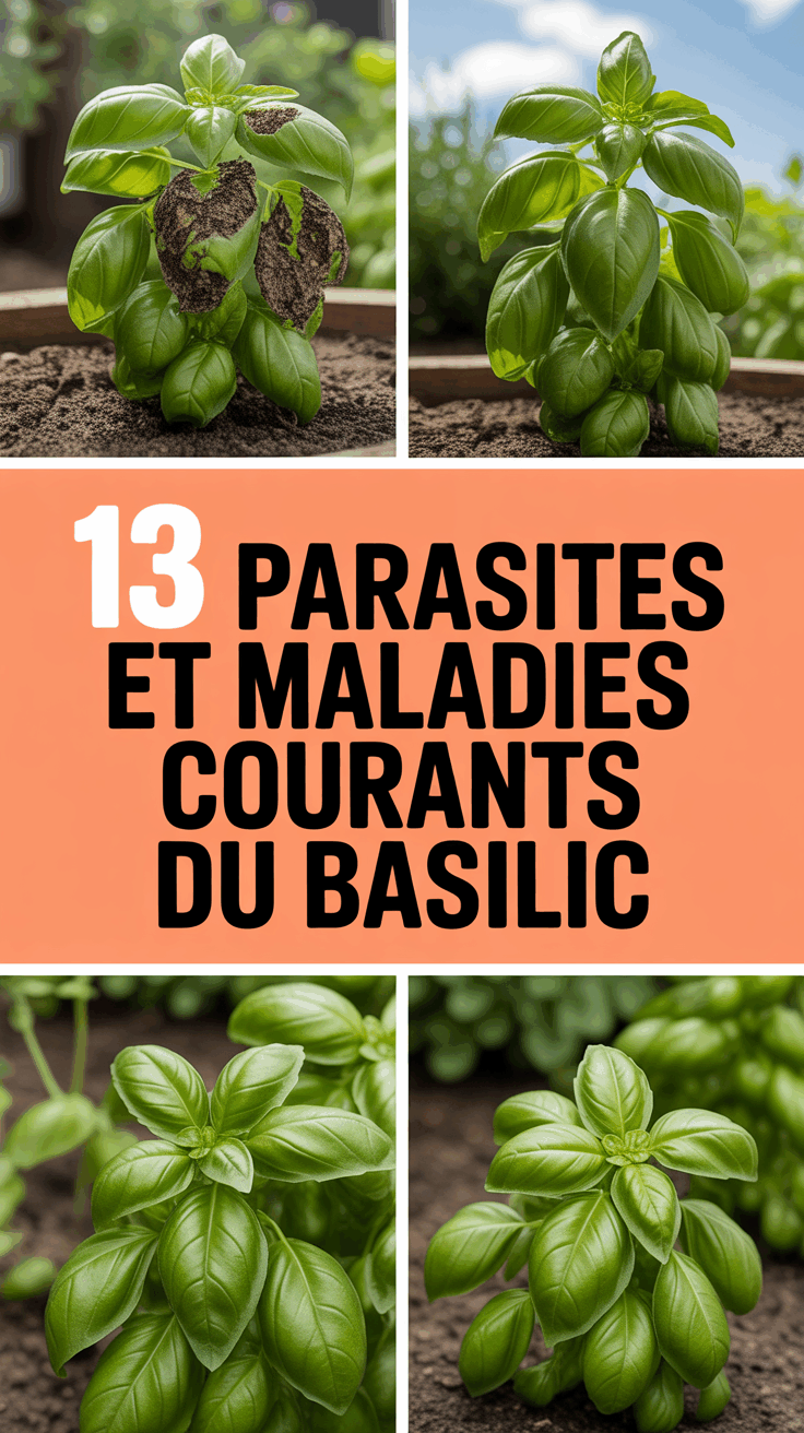 13 parasites et maladies courants du basilic