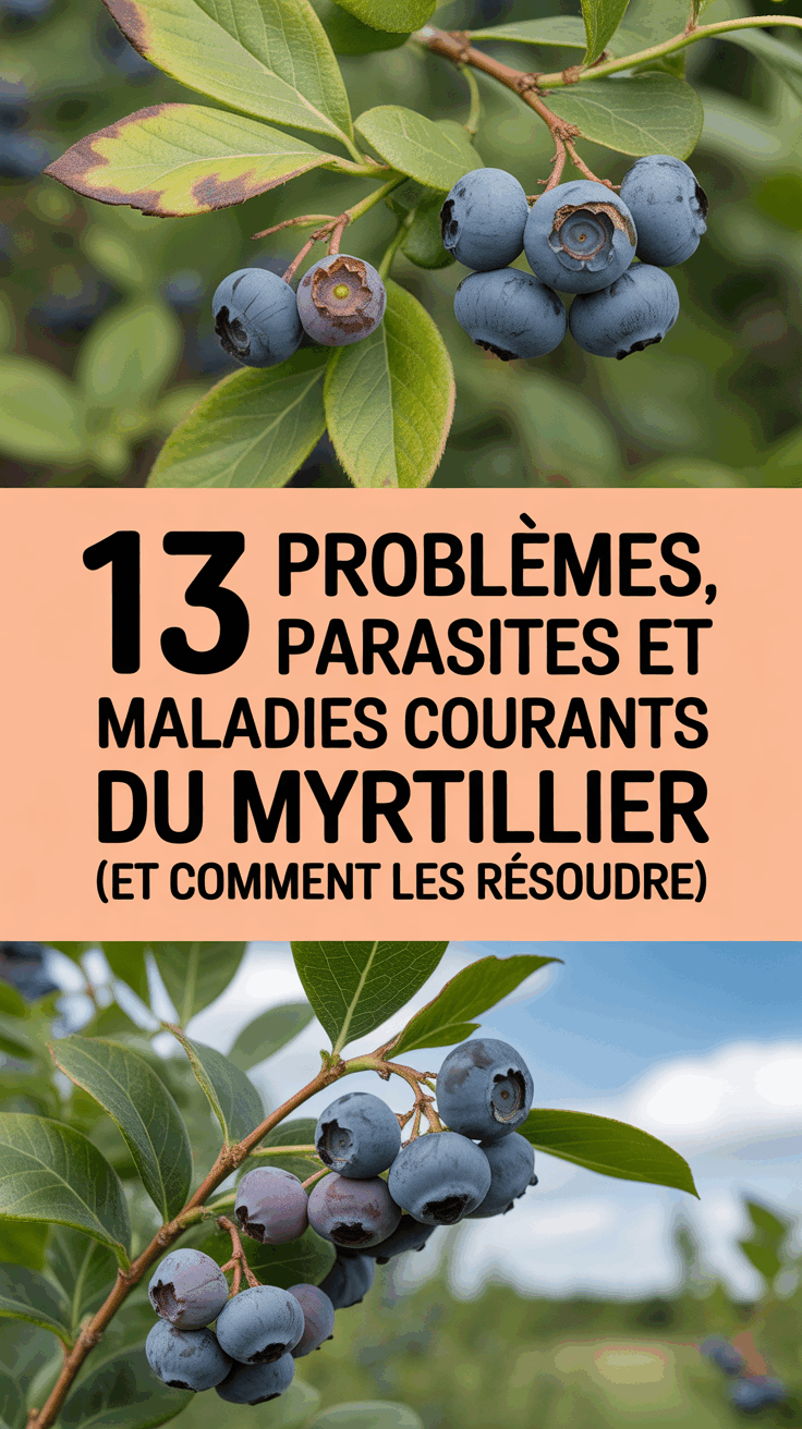 13 problèmes, parasites et maladies courants du myrtillier (et comment les résoudre)