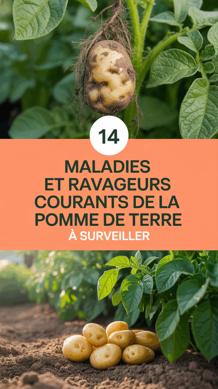 14 Maladies et Ravageurs Courants de la Pomme de Terre à Surveiller