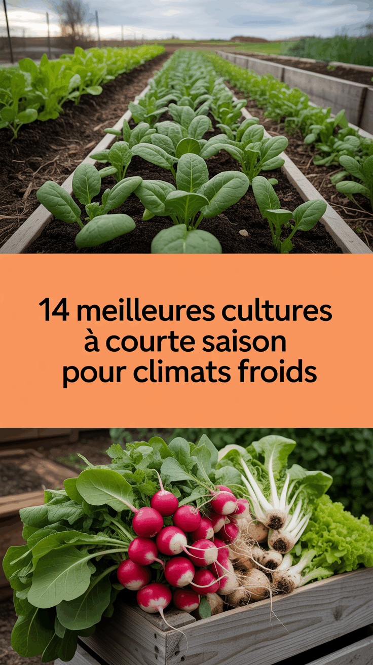 14 Meilleures Cultures à Courte Saison pour Climats Froids