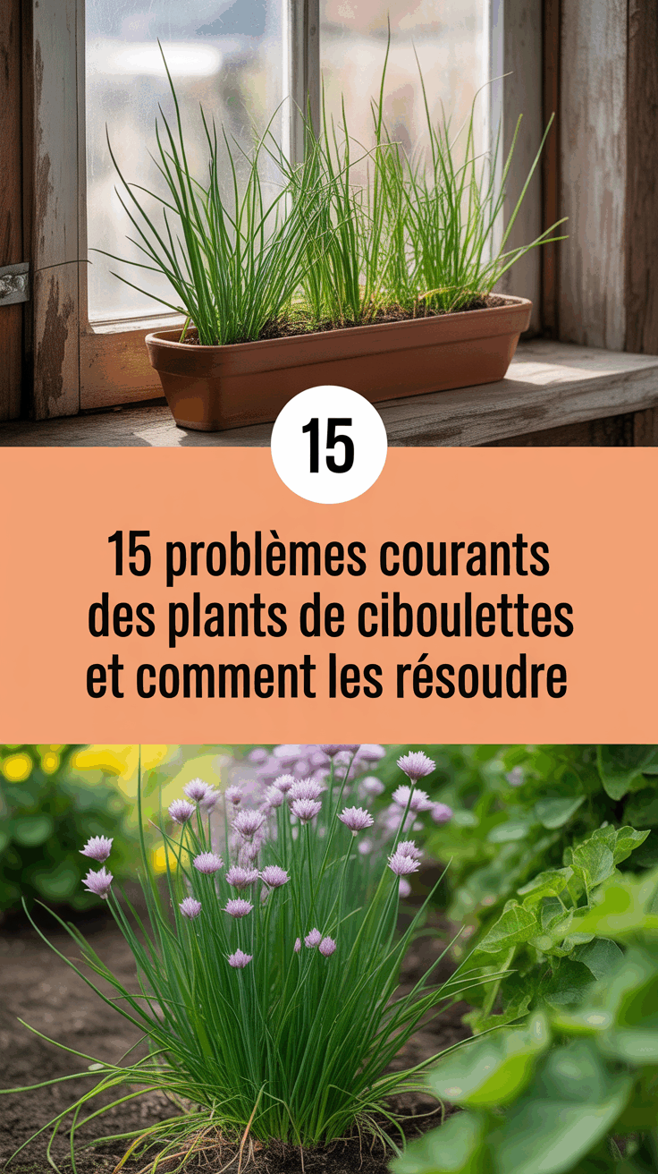 15 Problèmes Courants des Plants de Ciboulettes et Comment les Résoudre