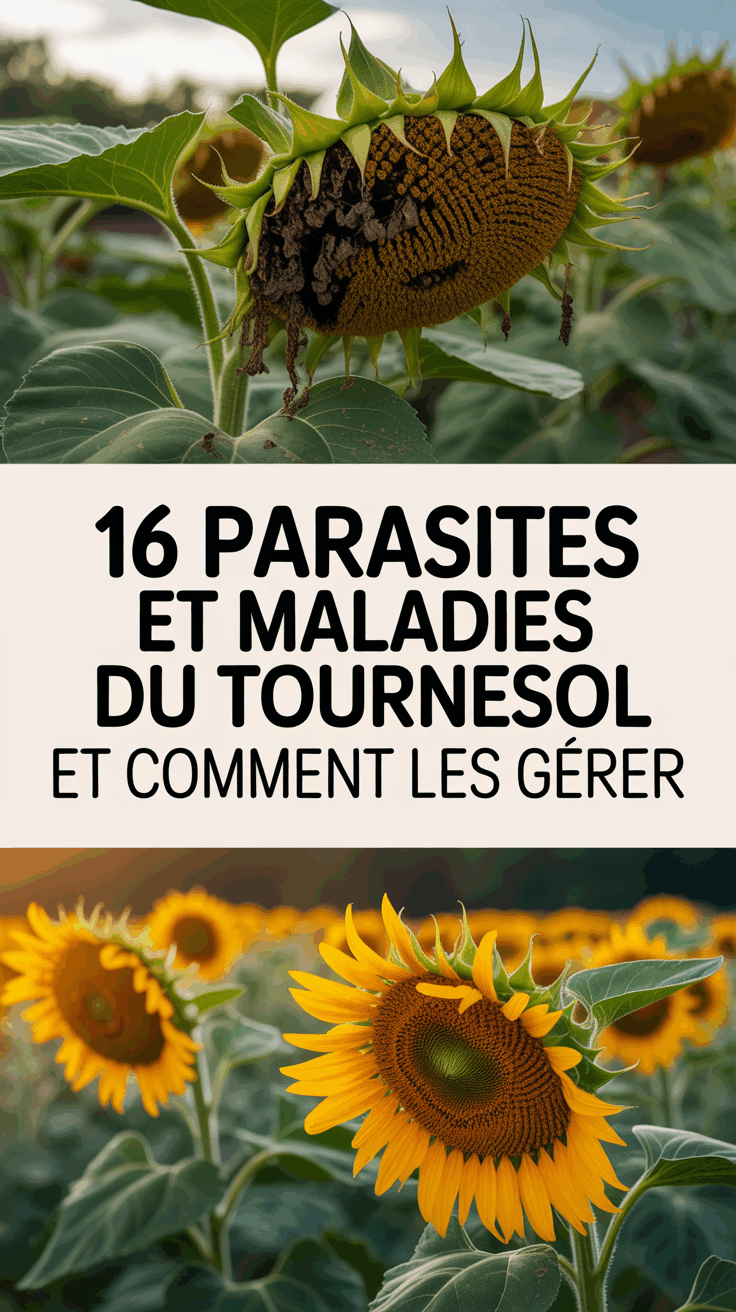16 Parasites et Maladies du Tournesol et Comment Les Gérer