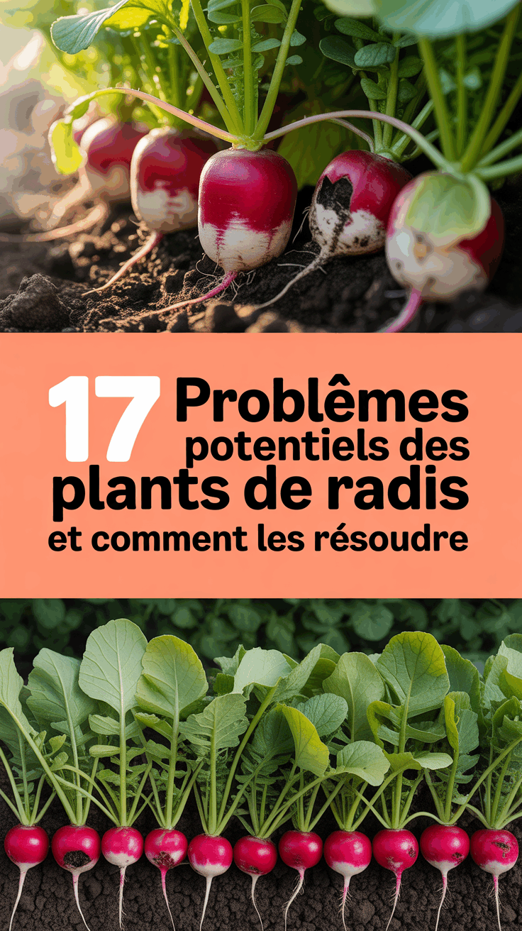 17 Problèmes Potentiels des Plants de Radis et Comment les Résoudre