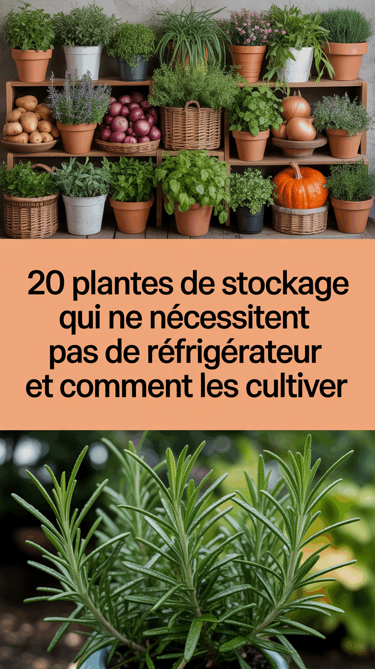 20 Plantes de stockage qui ne nécessitent pas de réfrigérateur et comment les cultiver