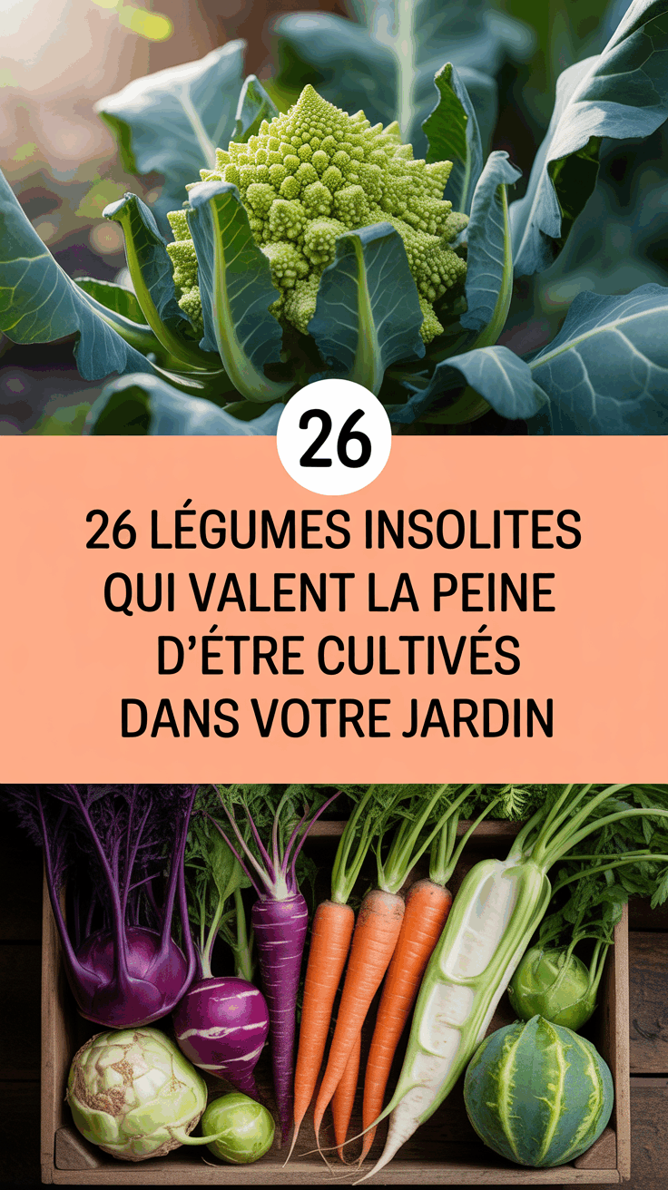 26 légumes insolites qui valent la peine d&rsquo;être cultivés dans votre jardin