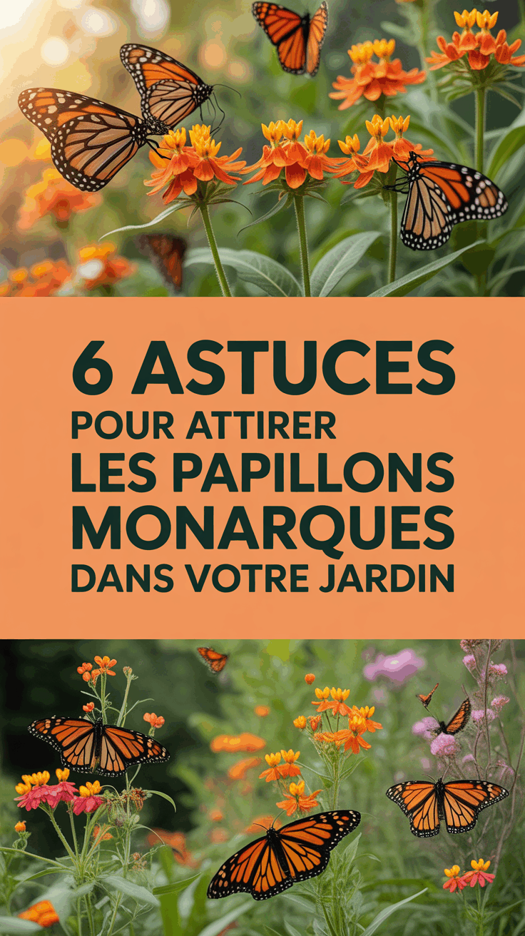6 astuces pour attirer les papillons monarques dans votre jardin