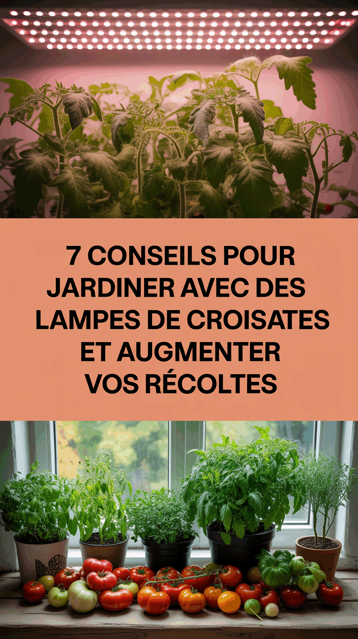 7 conseils pour jardiner avec des lampes de croissance et augmenter vos récoltes