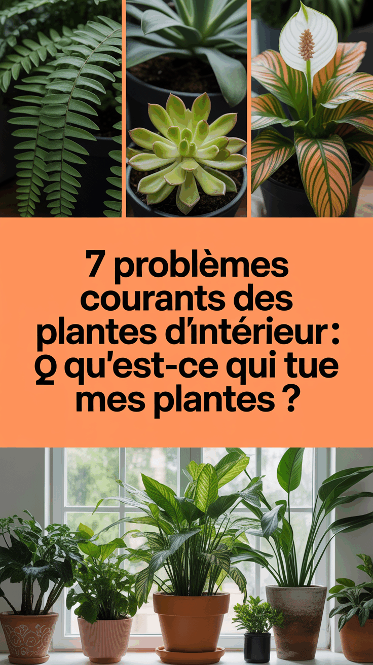 7 problèmes courants des plantes d’intérieur : qu’est-ce qui tue mes plantes ?