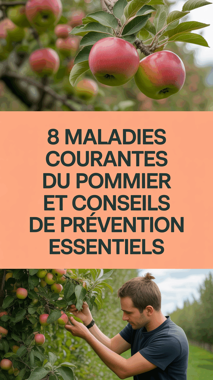 8 Maladies Courantes du Pommier et Conseils de Prévention Essentiels