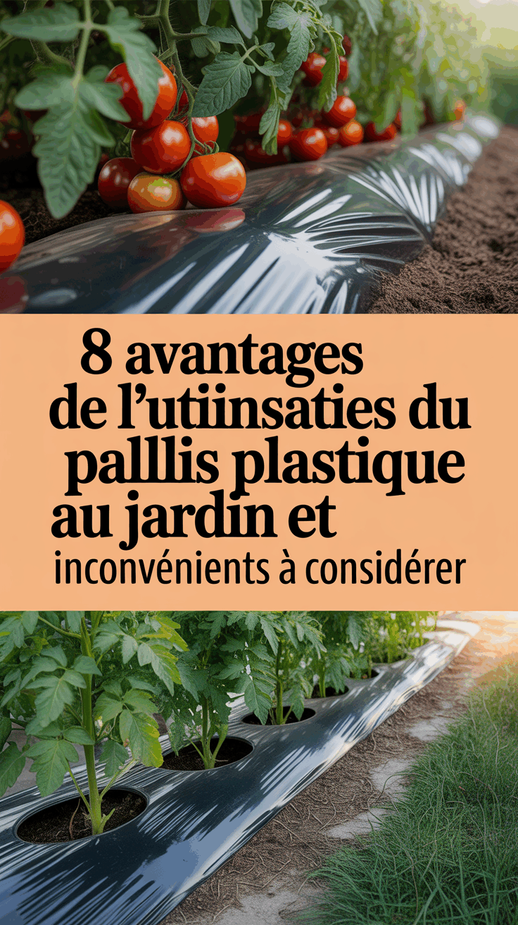 8 avantages de l&rsquo;utilisation du paillis plastique au jardin et inconvénients à considérer