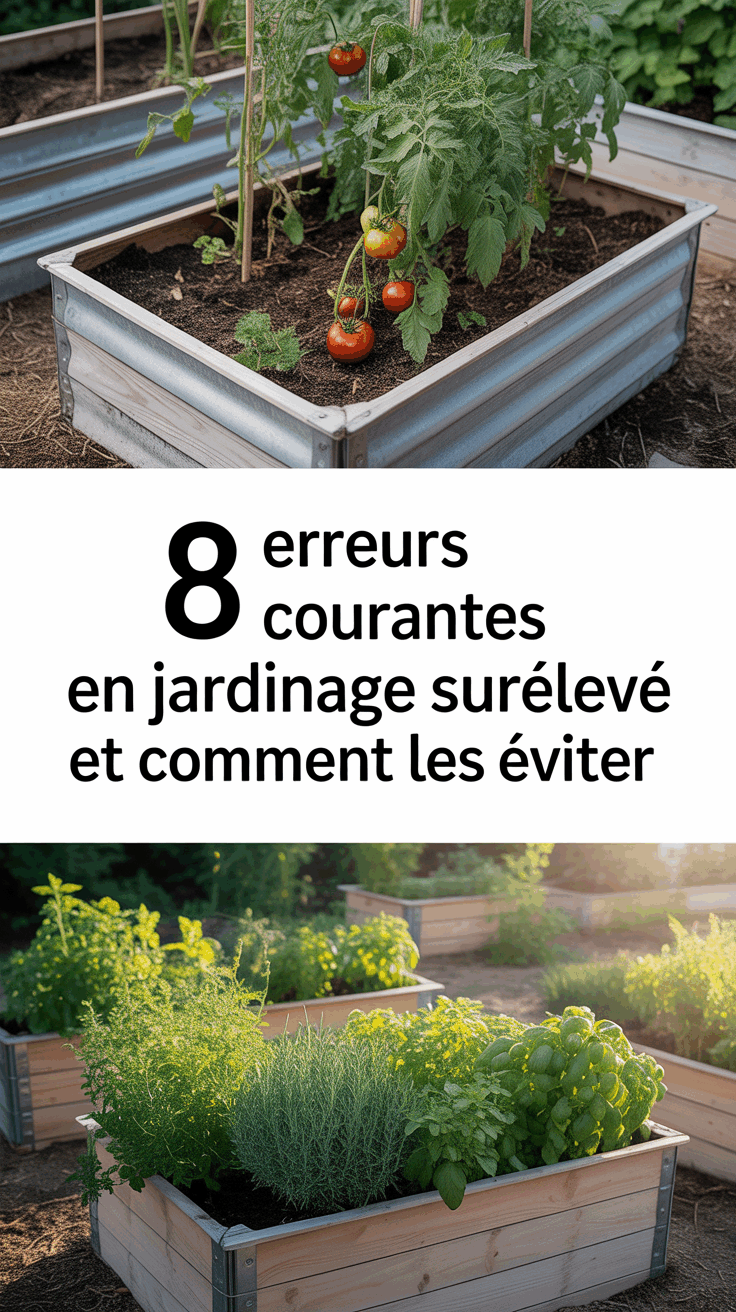8 erreurs courantes en jardinage surélevé et comment les éviter