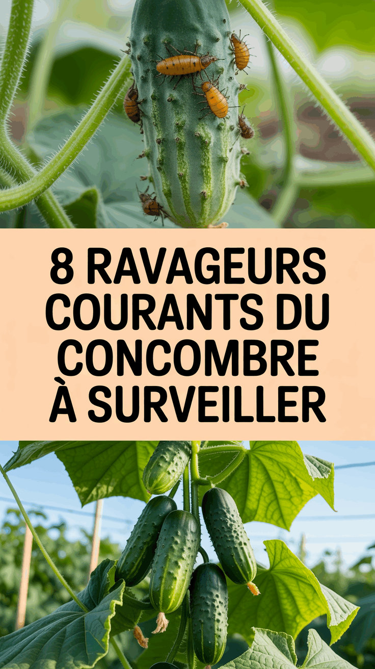 8 ravageurs courants du concombre à surveiller