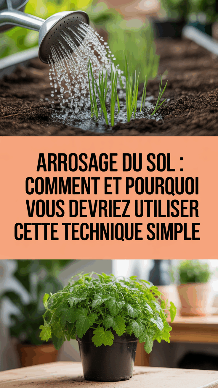 Arrosage du sol : comment et pourquoi vous devriez utiliser cette technique simple