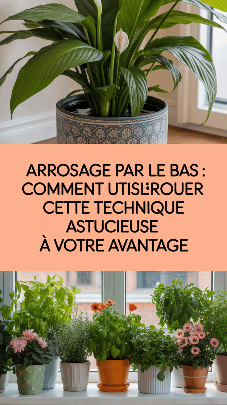 Arrosage par le bas : Comment utiliser cette technique astucieuse à votre avantage