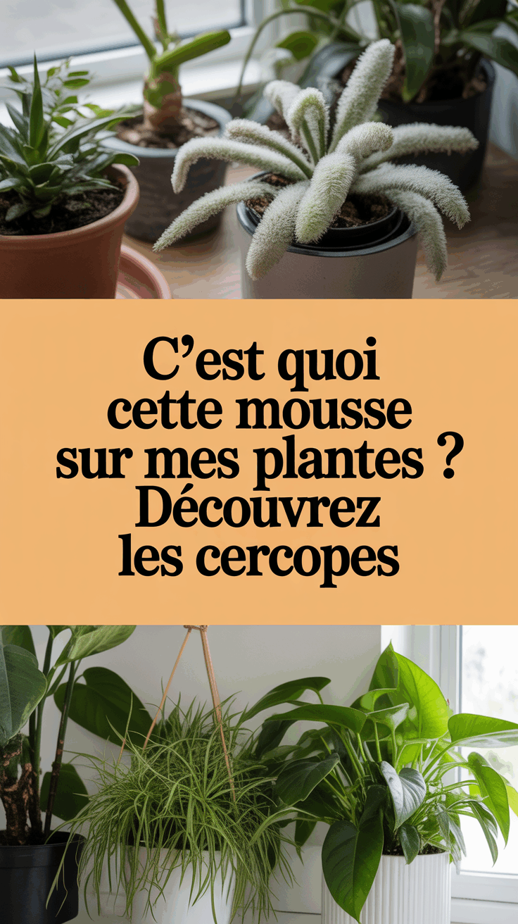 C'est quoi cette mousse sur mes plantes ? Découvrez les cercopes