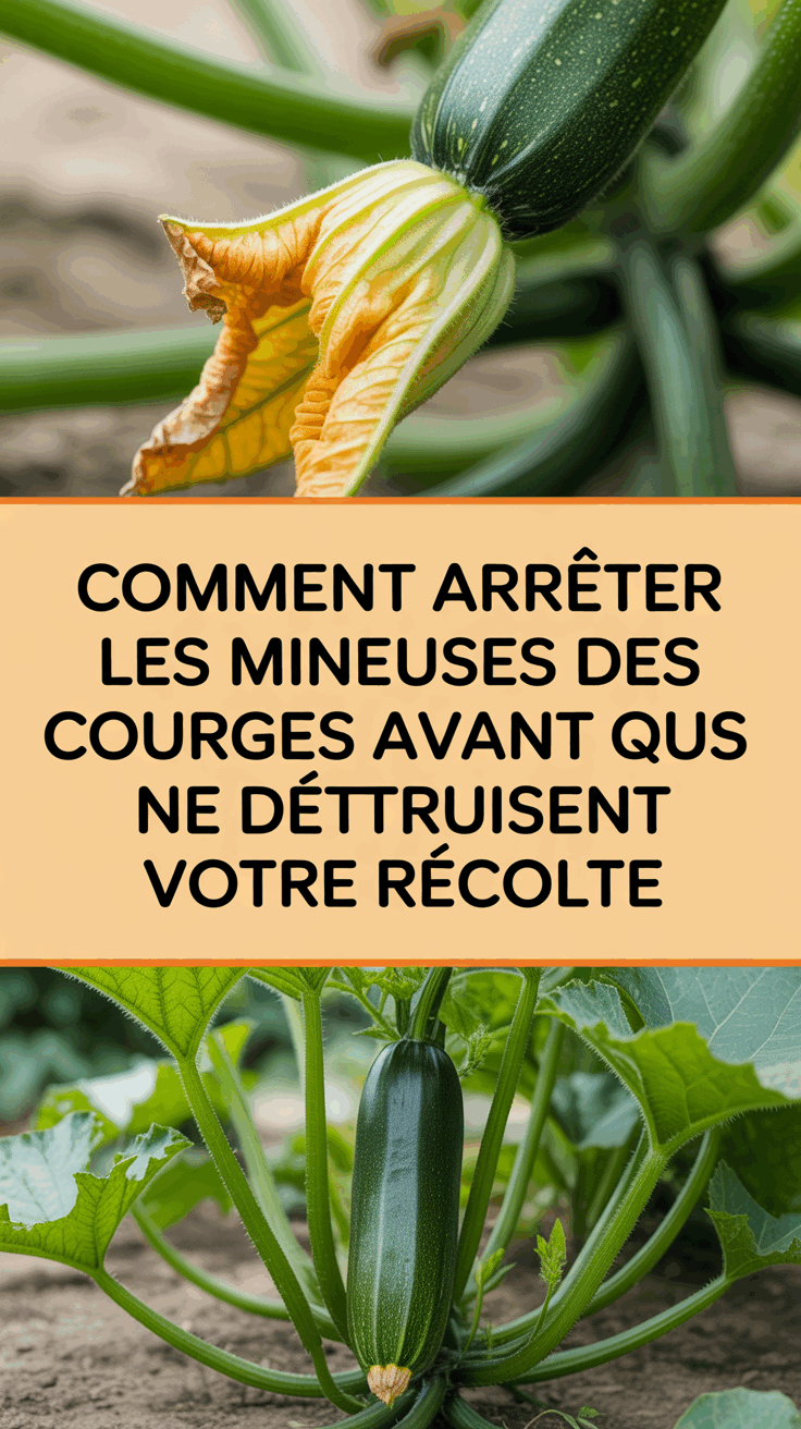 Comment arrêter les mineuses des courges avant qu&rsquo;elles ne détruisent votre récolte