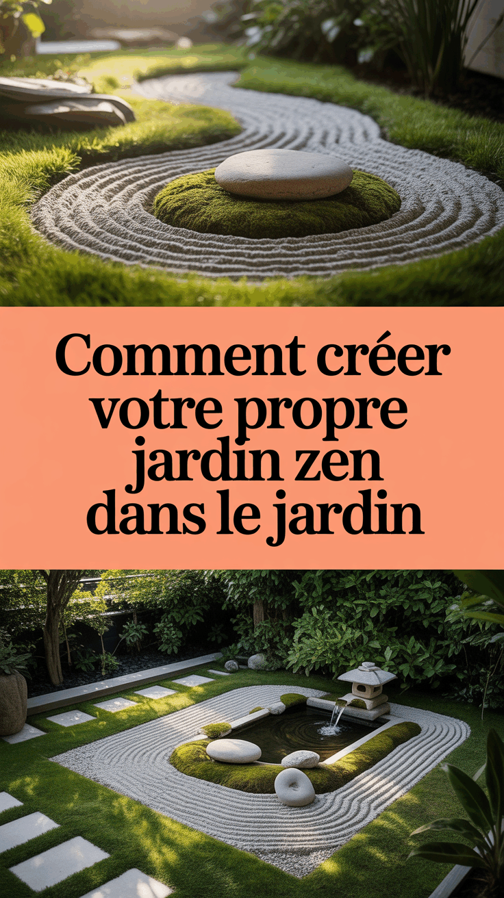 Comment créer votre propre jardin zen dans le jardin