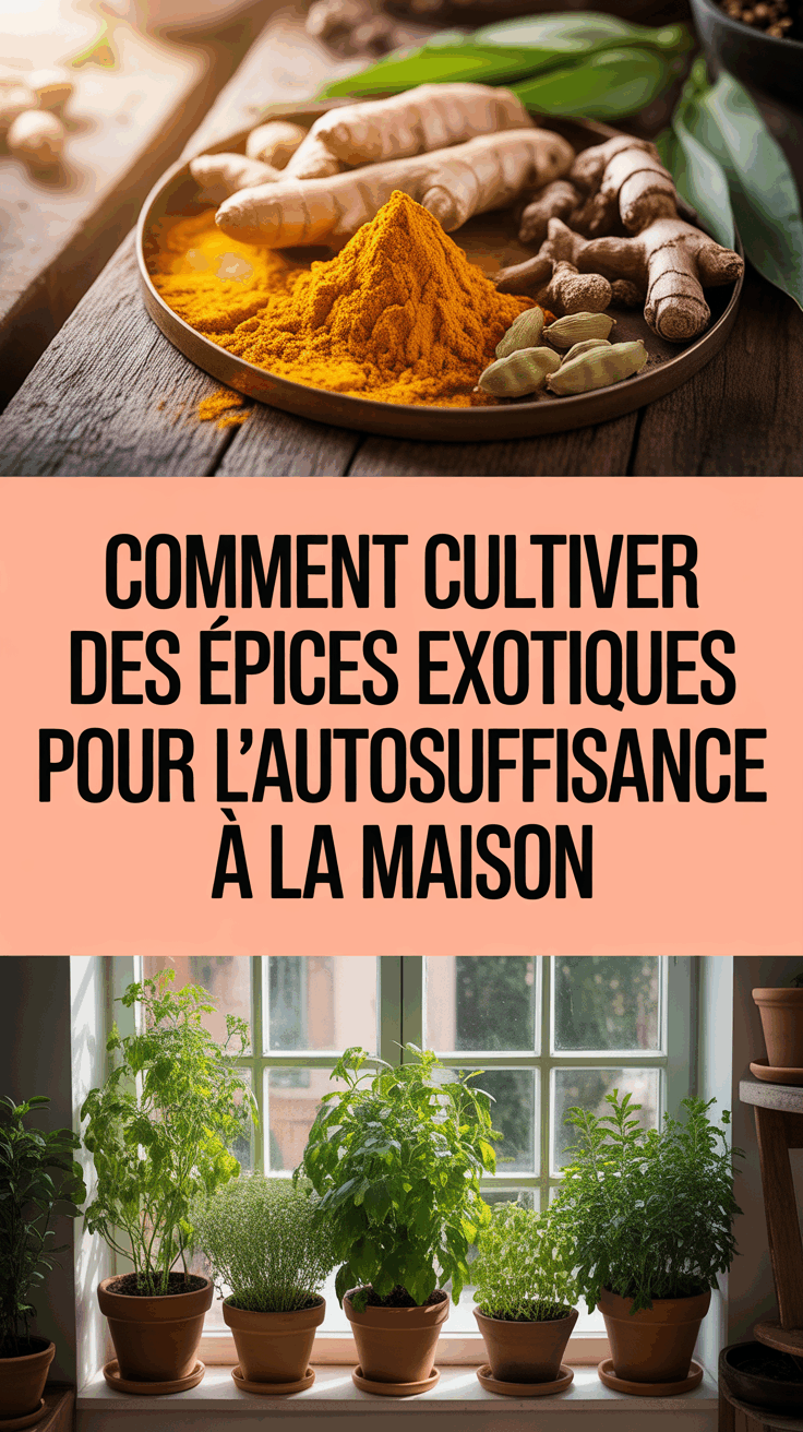 Comment cultiver des épices exotiques pour l&rsquo;autosuffisance à la maison