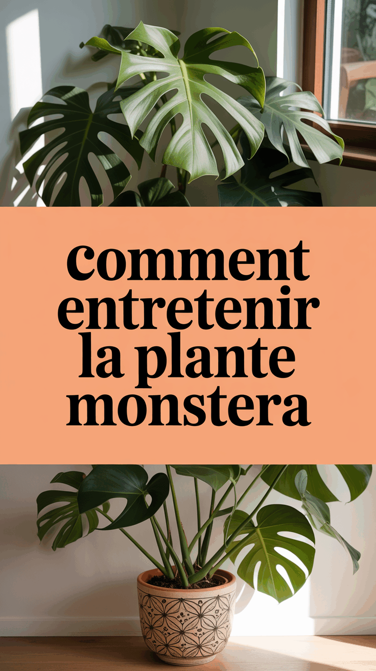Comment entretenir la plante Monstera