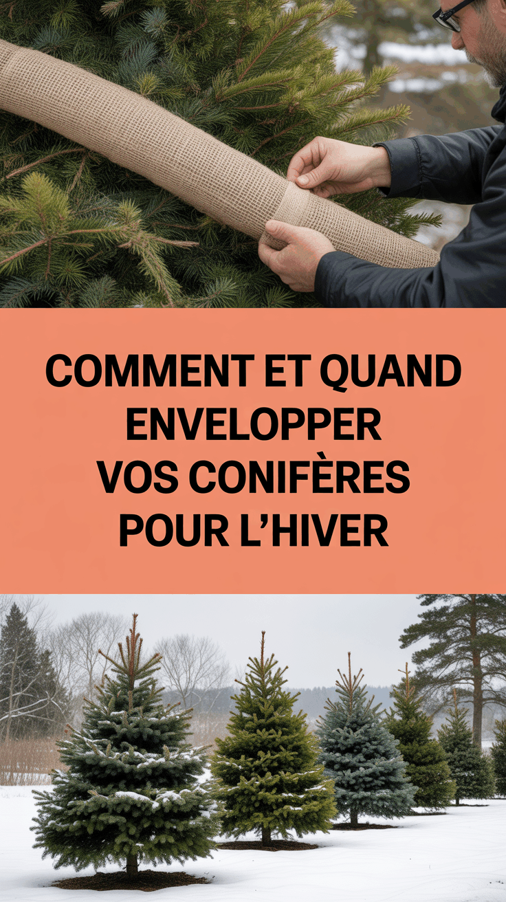 Comment et quand envelopper vos conifères pour l&rsquo;hiver