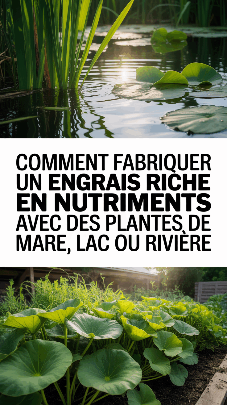 Comment fabriquer un engrais riche en nutriments avec des plantes de mare, lac ou rivière