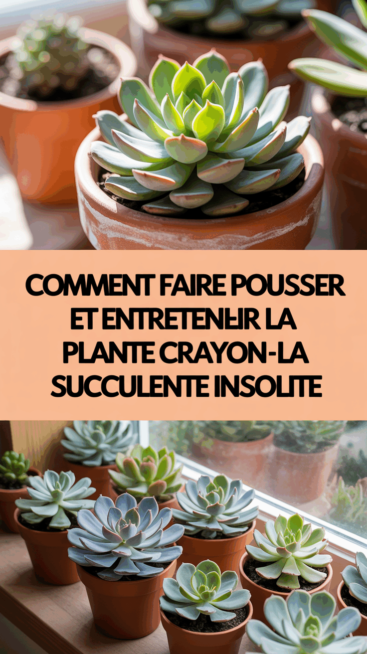 Comment faire pousser et entretenir la plante crayon – La succulente insolite