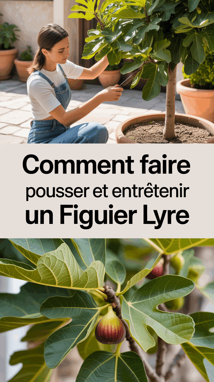 Comment faire pousser et entretenir un figuier lyre