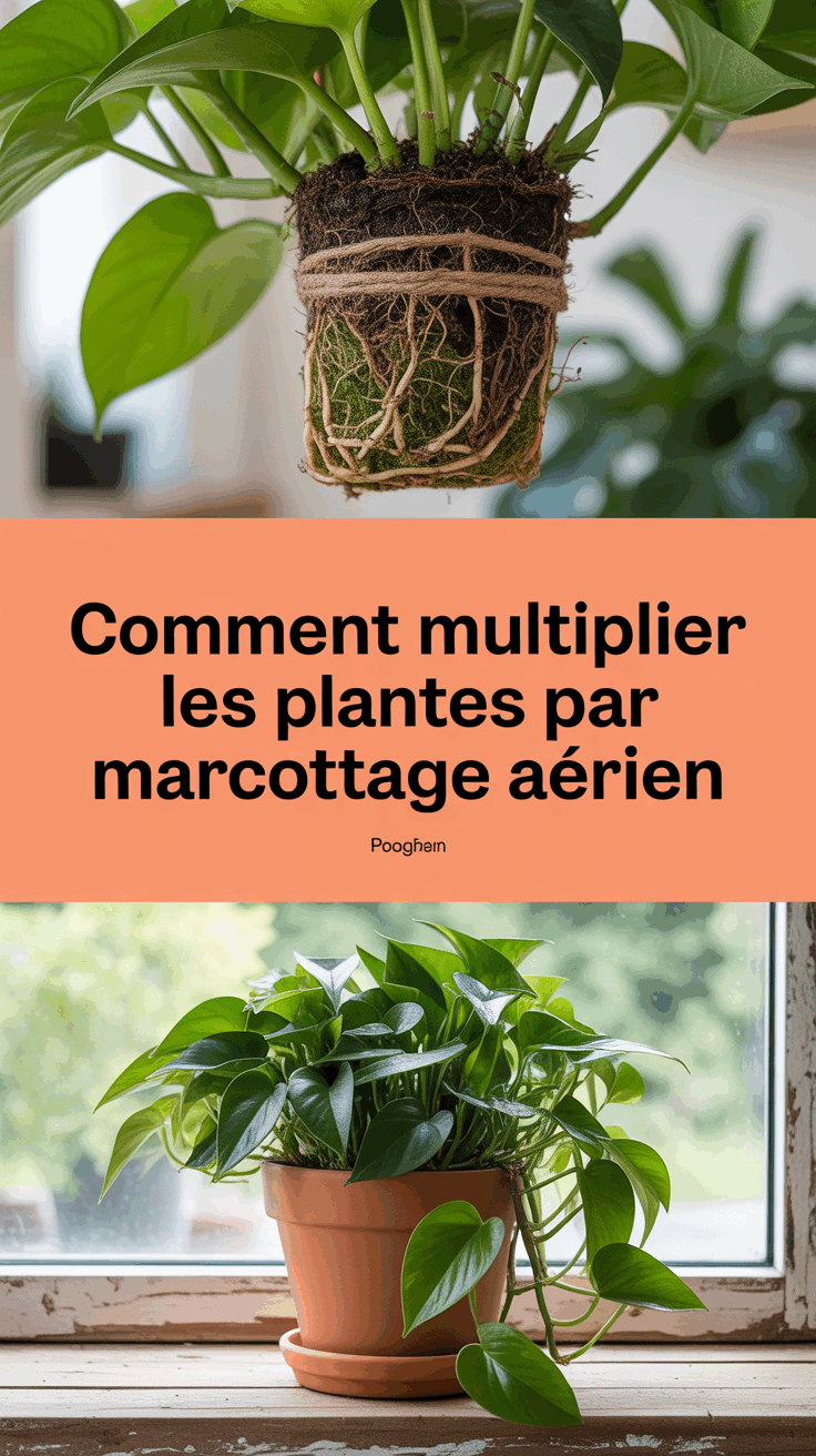 Comment multiplier les plantes par marcottage aérien
