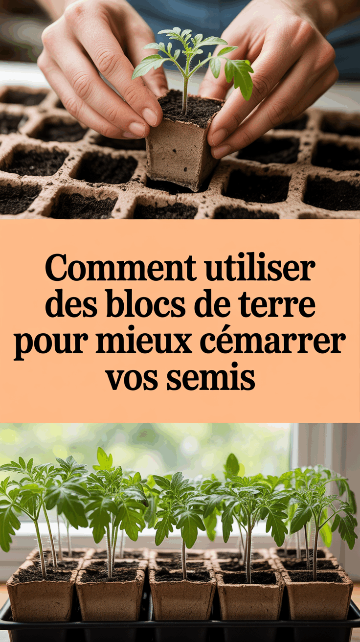 Comment utiliser des blocs de terre pour mieux démarrer vos semis