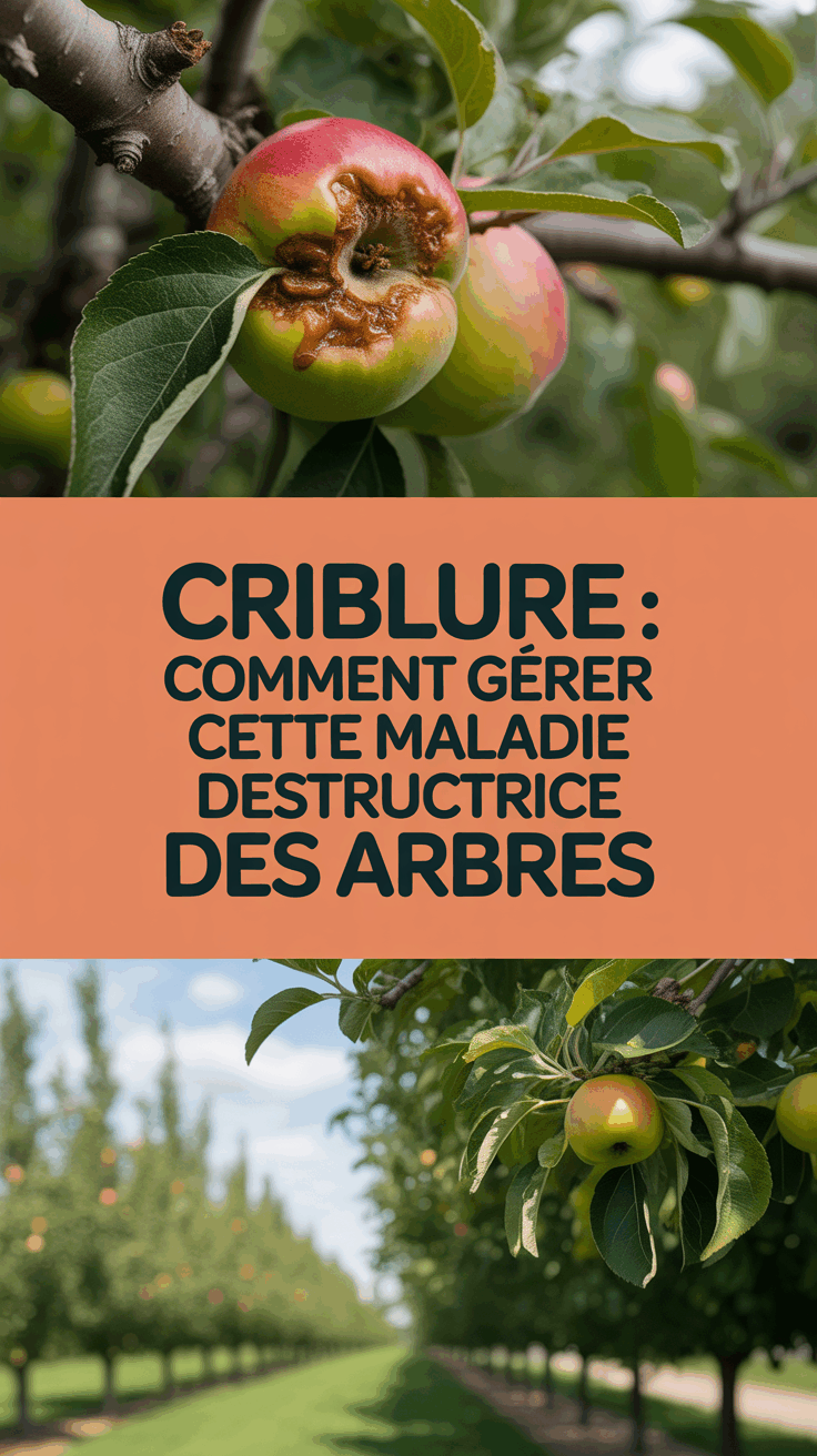Criblure : Comment gérer cette maladie destructrice des arbres