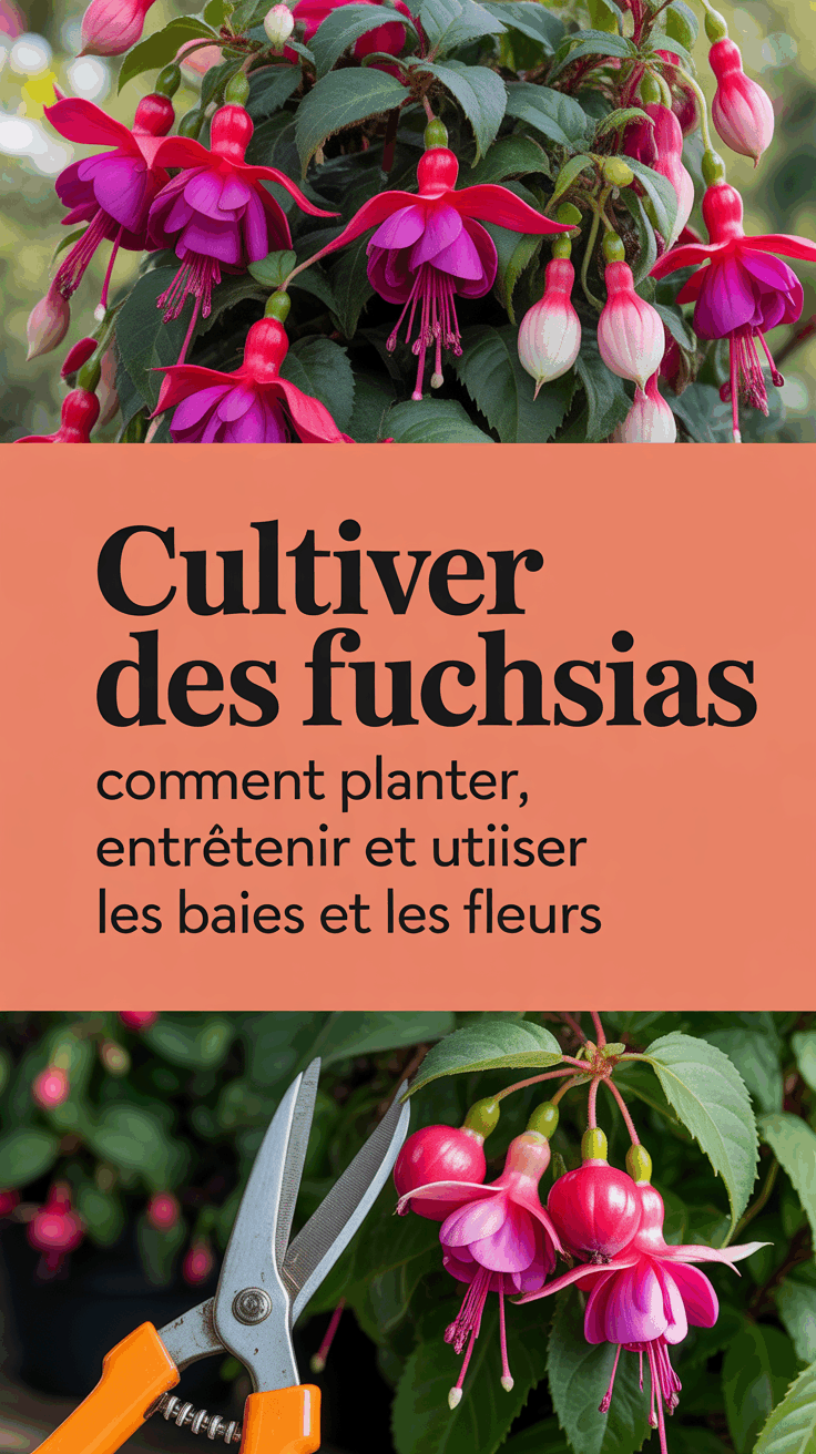 Cultiver des fuchsias : comment planter, entretenir et utiliser les baies et les fleurs