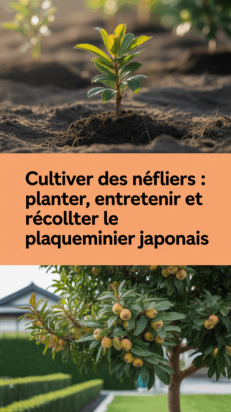 Cultiver des néfliers : planter, entretenir et récolter le plaqueminier japonais