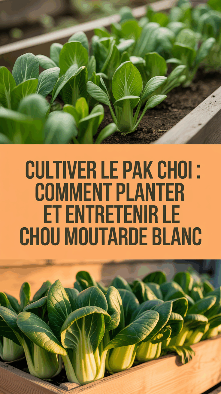 Cultiver le Pak Choi : comment planter et entretenir le chou moutarde blanc