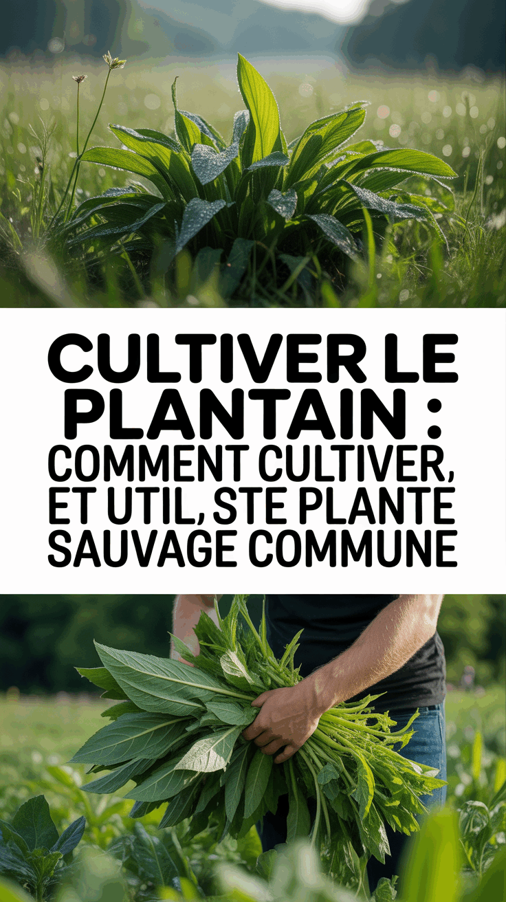 Cultiver le Plantain : Comment Cultiver et Utiliser Cette Plante Sauvage Commune
