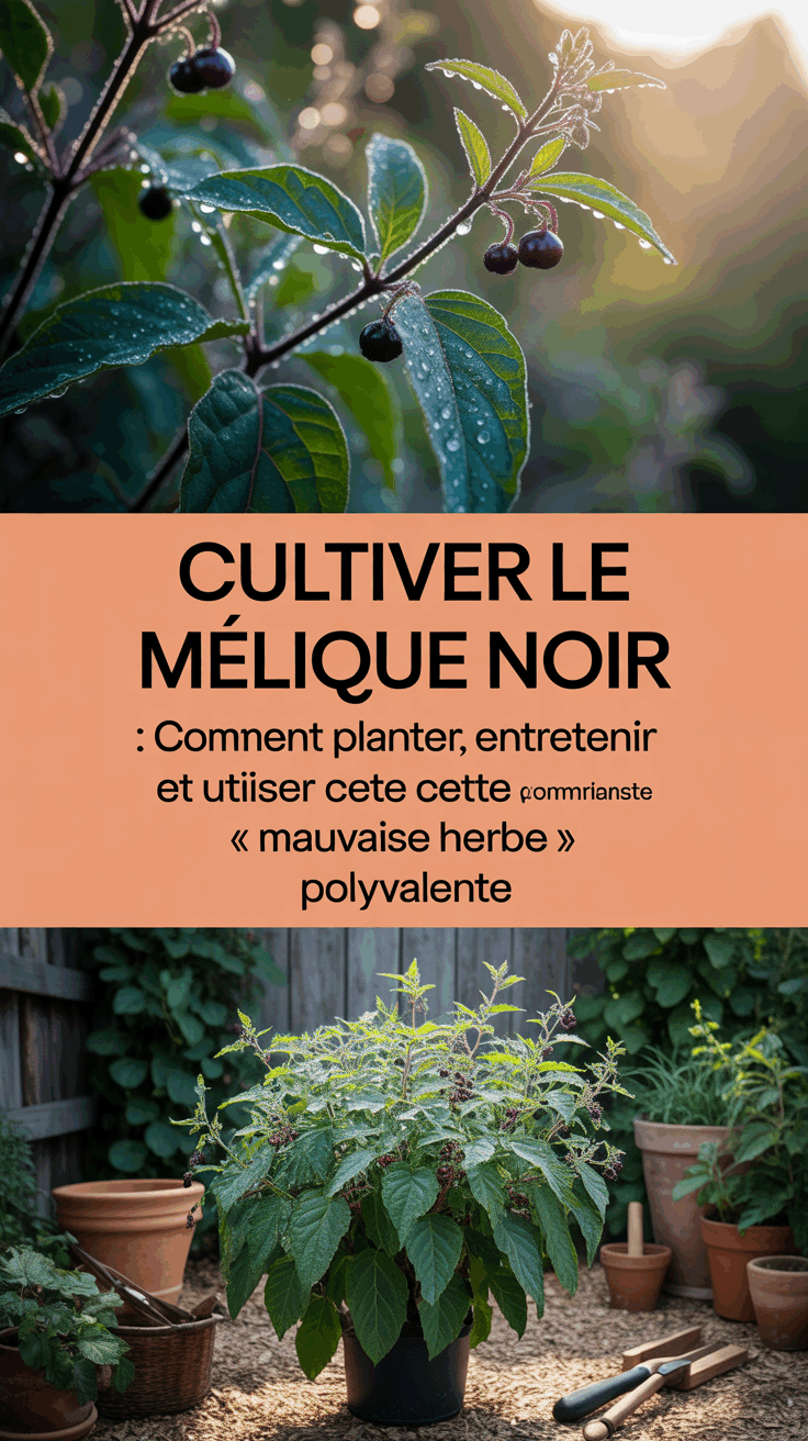 Cultiver le mélique noir : comment planter, entretenir et utiliser cette « mauvaise herbe » polyvalente