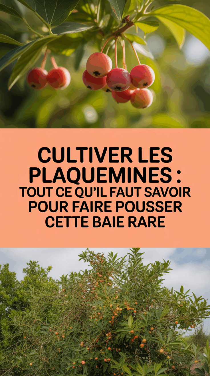 Cultiver les Plaquemines : Tout ce qu'il faut savoir pour faire pousser cette baie rare